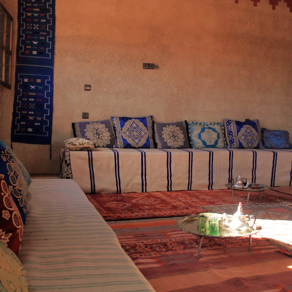 Interior chez hammadi 1 - Circuit désert Maroc Les Amis du Sahara