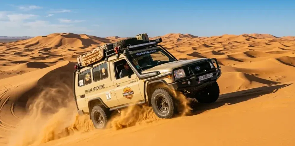 Aventure 4x4 Erg Chigaga désert Mhamid Maroc