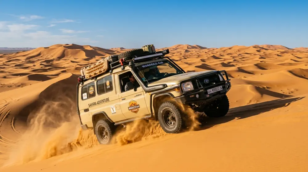Circuit 4 Jours de Marrakech à l'Erg Chigaga en 4x4 Sauvage